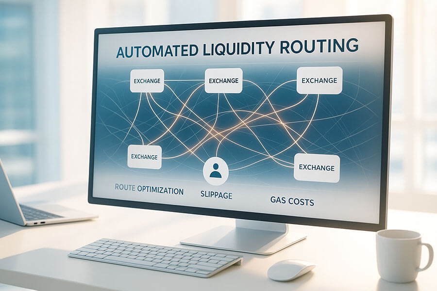 Automated Liquidity Routing in DeFi Aggregators