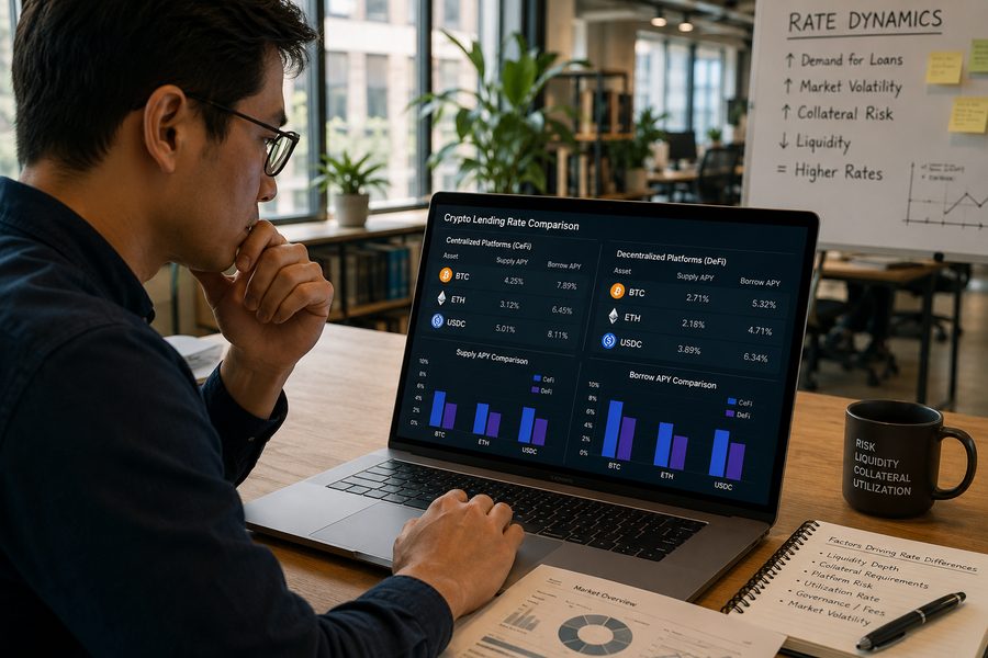 Cryptocurrency Lending Rate Dynamics Across Platforms