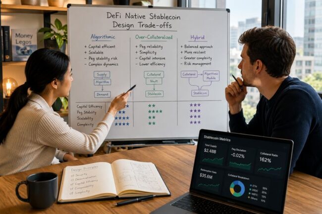 DeFi Native Stablecoin Design Trade-offs