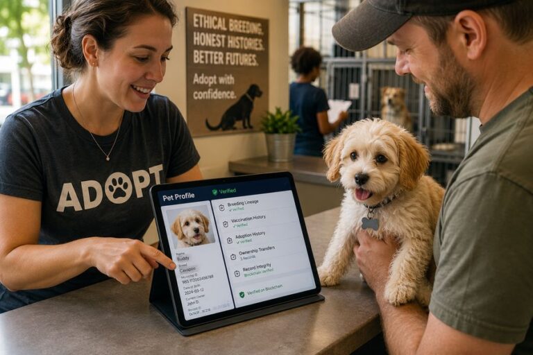 Blockchain Pet Pedigrees and Adoption Records