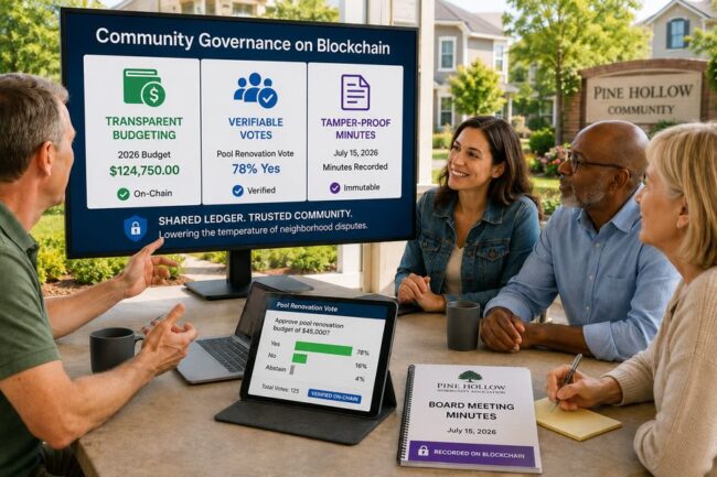 Blockchain Governance for HOAs and Neighborhood Associations